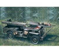 Italeri Model Kit 1:35 1/4 Ton 4x4 Ambulance Jeep, Plastic, Multi-coloured – ITA326