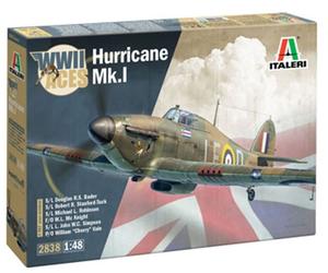 ITALERI 1/48 Royal Air Force Hurricane Mk 1 Aces Italeri