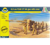 Italeri 1/72 (20mm) 88mm Flak37 & Crew (Fast Assembly)