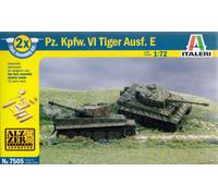 Italeri 1/72 (20mm) Tiger I Ausf E (2 x Fast Assembly)