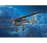 Italeri 1485 FIAT CR.42 CN "Falco" Night Fighter, 1:72 Scale, Plastic Model Kit/Model Assembly