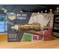 Italeri 1:72 Scale Aircraft Kit MC.202 Folgore Aces – Kit 1481