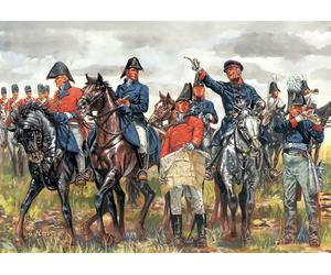 Italeri 1:72 BRITISH & PRUSSIAN GENERAL STAFF - NAPOLEON WARS Plastic Model Kit