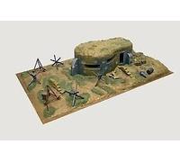 1:72 Italeri Bunker And Accessories Wwii Kit IT6070 Model