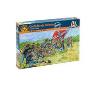 Italeri Plastic Model Kit Confederate Infantry #6178 1/72 Brown