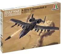 Italeri 1/72 Fairchild A-10A/C Thunderbolt II Gulf War # 1376 - Plastic Model Ki