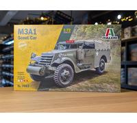 Italeri Plastic Model Kit M3A1 Scout Car - 1:72 Scale (20mm)