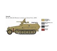 Italeri 7079 - 1/72 German Sd. Kfz. 251/10 Half-track - New