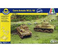 ITALERI 1/72 Scale WW2 ITALIAN CARRO ARMATO M13/40 tank model kits
