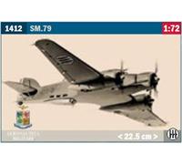 ITALERI 1412 WW2 Italian Sparviero SM.79 bomber version 1:72 Scale Kit