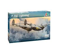 1:72 Italeri P-38J Lightning Aereo Plan Kit IT1446 Model