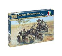 WW2 GERMAN MOTORCYCLES - SOLDIERS 1:72 - Italeri 6121