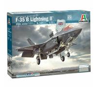 Italeri 510001425 1:72 F-35B Lightning II V/STOL Version, -Standing Model Building, Crafts, Hobbies, Gluing, Plastic kit, Detailed, Unvarnished