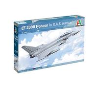 1:72 Italeri Eurofighter Typhoon Ef-2000 In R.A.F. Service Kit IT1457 Model
