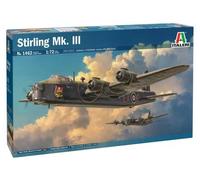Italeri Airplane Kit 1:72 Stirling Mk.III Four-Engined Bomber - New Parts (IT1462)