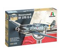 Italeri Messerschmitt Bf 109 G-6 WWII Aces 1:72 Aircraft Model Kit 1483