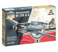 Italeri Messerschmitt Bf 109 G-6 WWII Aces 1:72 Aircraft Model Kit 1483