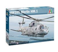 Italeri 1486 AW101 Merlin HM.1 1:72 Scale Plastic Model Kit/Model Assembly