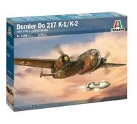 Italeri 1:72 Scale Model Kit Dornier Do 217 K-1/K-2 with Fritz-X Guided Bombs 1488