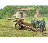 1:72 Italeri 15Cm Field Howitzer 10,5Cm Field Gun Kit IT7082 Model