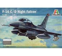 Italeri 188 1/72 Scale Model Aircraft Kit Lockheed Martin F-16C/D Night Falcon
