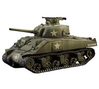Italeri 25751 1:56 US M4 Sherman (75 mm) Model Building Kit, Stand Model Building, Crafts, Hobby, Gluing, Plastic Kit, Detailed Unpainted, Moulded Colour