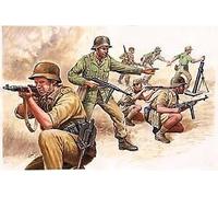 Italeri Model Kit WWII German Afrika Corps Soldiers 1:72 Scale 6076