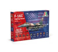 ITALERI 35105 F-16C Fighting Falcon - War Thunder Model Kit/Model Plastic Model - 1:48 Scale