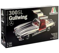 Italeri 3612 1/16 Mercedes-Benz 300SL Gullwing Model Kit Classic Car
