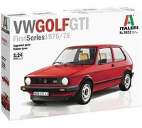 Italeri 3622S 3622S-1:24 VW Golf GTI Rabbit, Model Making, kit, Standing Model