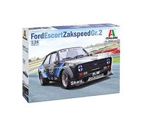 Italeri -3664 Ford Escort Zakspeed Gr.2, Scale 1:24, Model Kit, Plastic Modeling, Multicolor, IT3664 for For collectors over 14 years old
