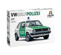 Italeri 3666 VW Golf 'Polizei' Police 1:24 Car Plastic Model Kit