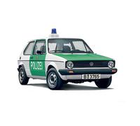 Italeri 3666 VW Golf 'Polizei' Police 1:24 Car Plastic Model Kit