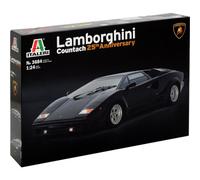 ITALERI 3684 Lamborghini Countach 25th Anniversay Edition 1:24 Car Model Kit