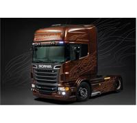 Italeri 3897 1/24 Scale Model Kit Scania R730 Truck "Black Amber"