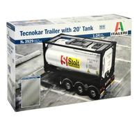 ITALERI 3929 Tecnokar Trailer with 20' Tank 1/24 Scale