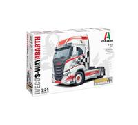 Italeri 3976 Iveco S-Way Abarth 1:24 Scale Plastic Model Kit/Model Assembly