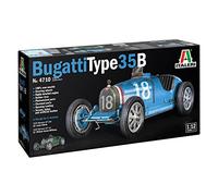 ITALERI -4710 Bugatti Type 35B, Scale 1:12, Model Kit, Plastic Model to Assemble, Modeling, IT4710