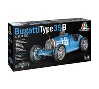 Italeri -4710 Bugatti Type 35B, Scale 1:12, Model Kit, Plastic Model (US IMPORT)