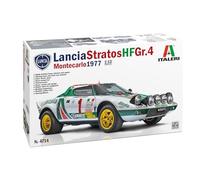 Italeri 4714 1:12 Lancia Stratos HF Size 4 Model Building Kit, Standing Model Building, Crafts, Hobby, Gluing, Plastic Kit, Detailed, Unpainted