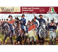 Italeri Model Kit 1:72 British & Prussian General Staff Figures - Waterloo (6065)