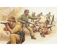 Italeri Model Kit WWII German Afrika Corps Soldiers 1:72 Scale 6076