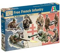 Italeri 510006189 1:72 French Infantry (WW II) Model Building Kit | Standing Model Building, Crafts, Hobby, Gluing, Plastic Kit, Unpainted
