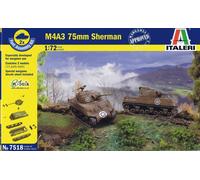 1:72 Italeri SHERMAN M4 A3 KIT IT7518 Model