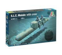 Italeri 5621 S.L.C. Maiale with Crew WWII Torpedo/Sub 1:35 Plastic Model Kit