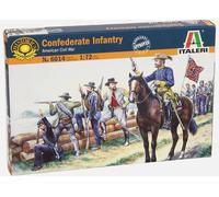 ITALERI, 6014 1/72 Confederate Infantry Johnny Rebs US Civil War ACW 50 Soldiers