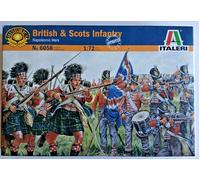 ITALERI BRITISH AND SCOTS INFANTRY NAPOLEONIC WARS 1:72 SCALE MODEL SOLDIERS