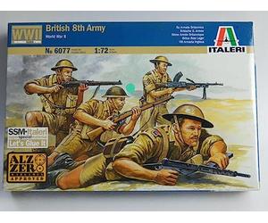 Italeri 6077 British WWII 8th Army 50pcs (1:72 Scale)