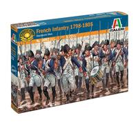 Italeri 6092 Napoleonic Wars French Infantry (1798 1805) 1:72 Model Kit Italeri Multicolor