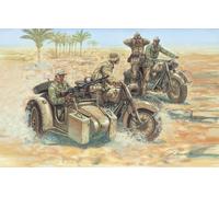 WW2 GERMAN MOTORCYCLES - SOLDIERS 1:72 - Italeri 6121